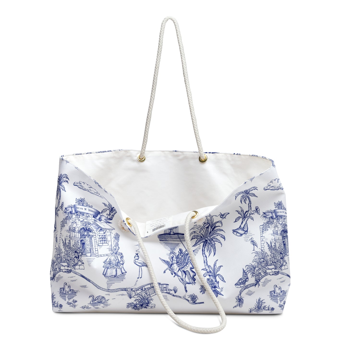 Toile De Donahue (Paris Blue)- Weekender Tote