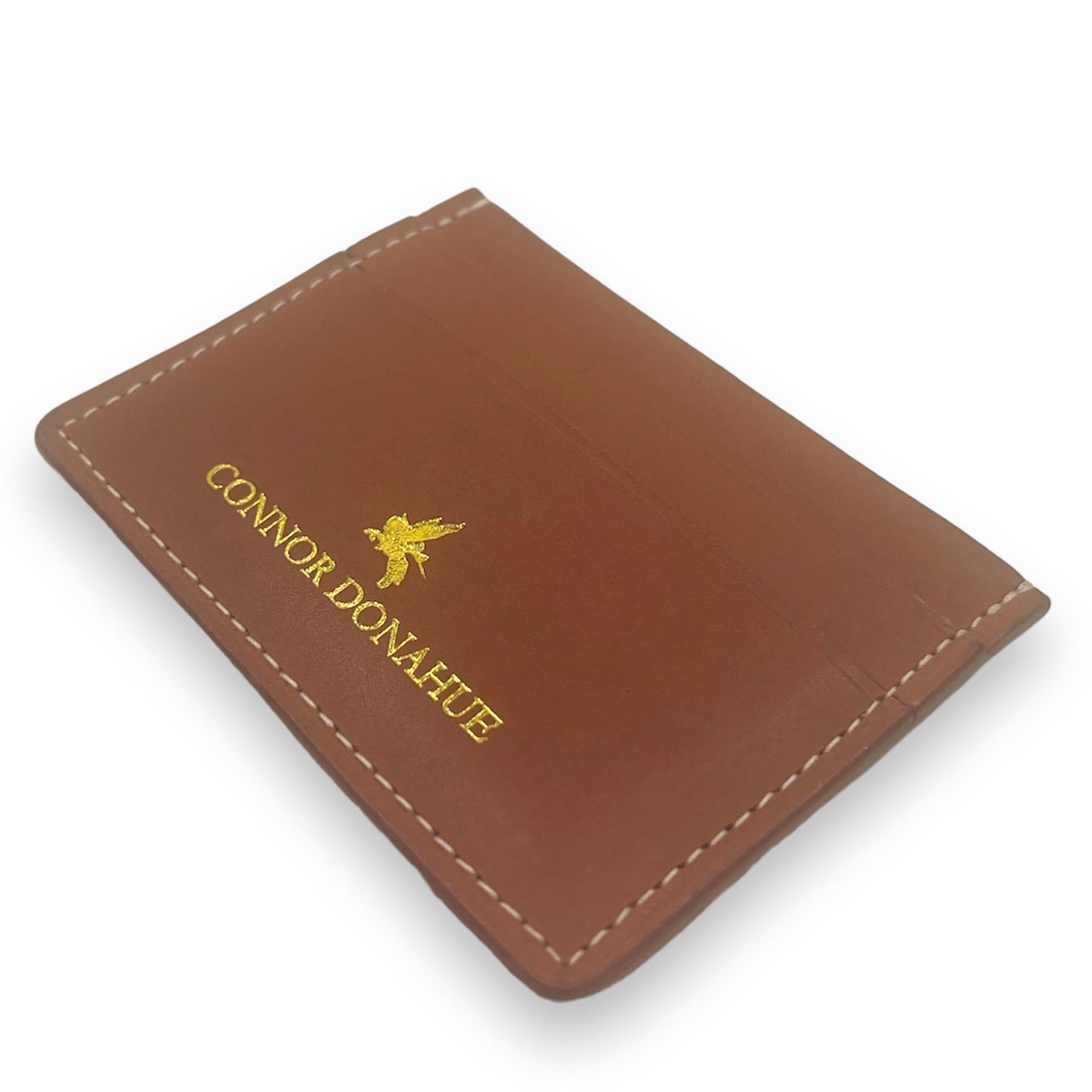 Leather Cash-Card Card Holder - Morgan Brown