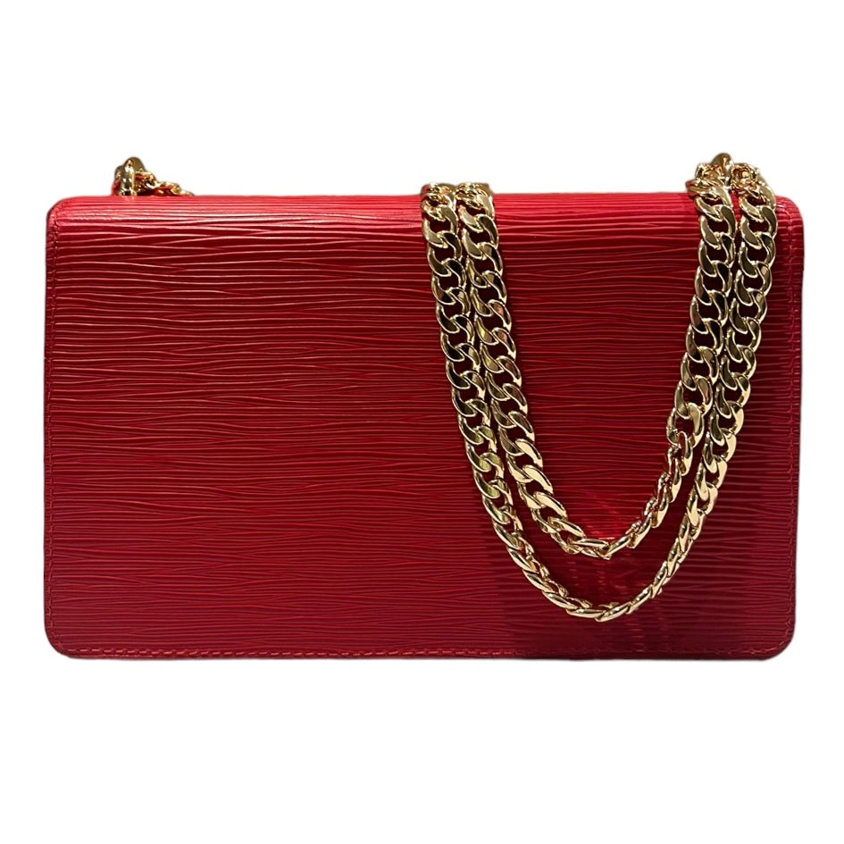 Apollo Bag Crossbody: (Epi Leather Rouge & Gold Hardware)