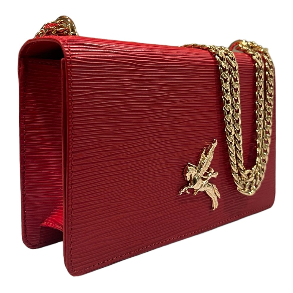 Apollo Bag Crossbody: (Epi Leather Rouge & Gold Hardware)