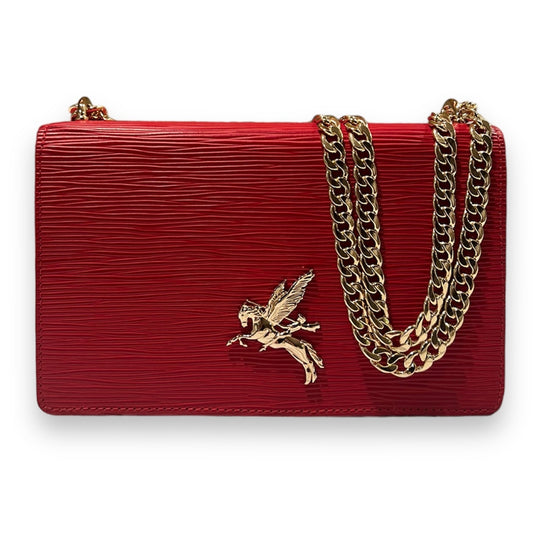 Apollo Bag Crossbody: (Epi Leather Rouge & Gold Hardware)