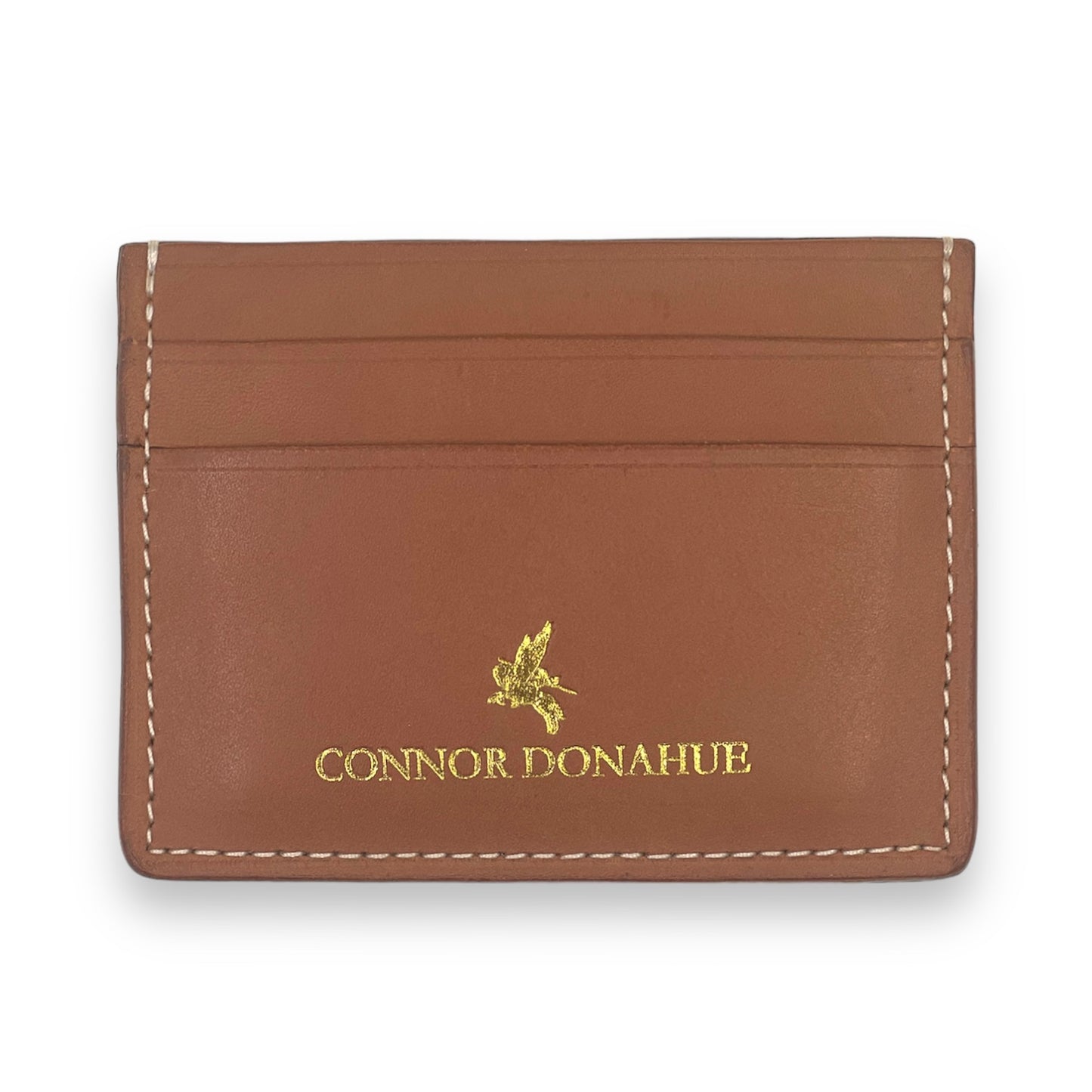 Leather Cash-Card Card Holder - Morgan Brown