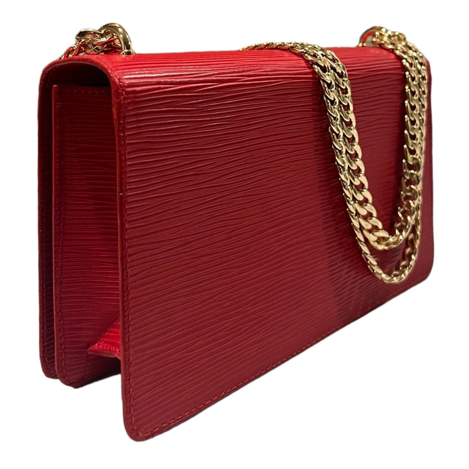 Apollo Bag Crossbody: (Epi Leather Rouge & Gold Hardware)
