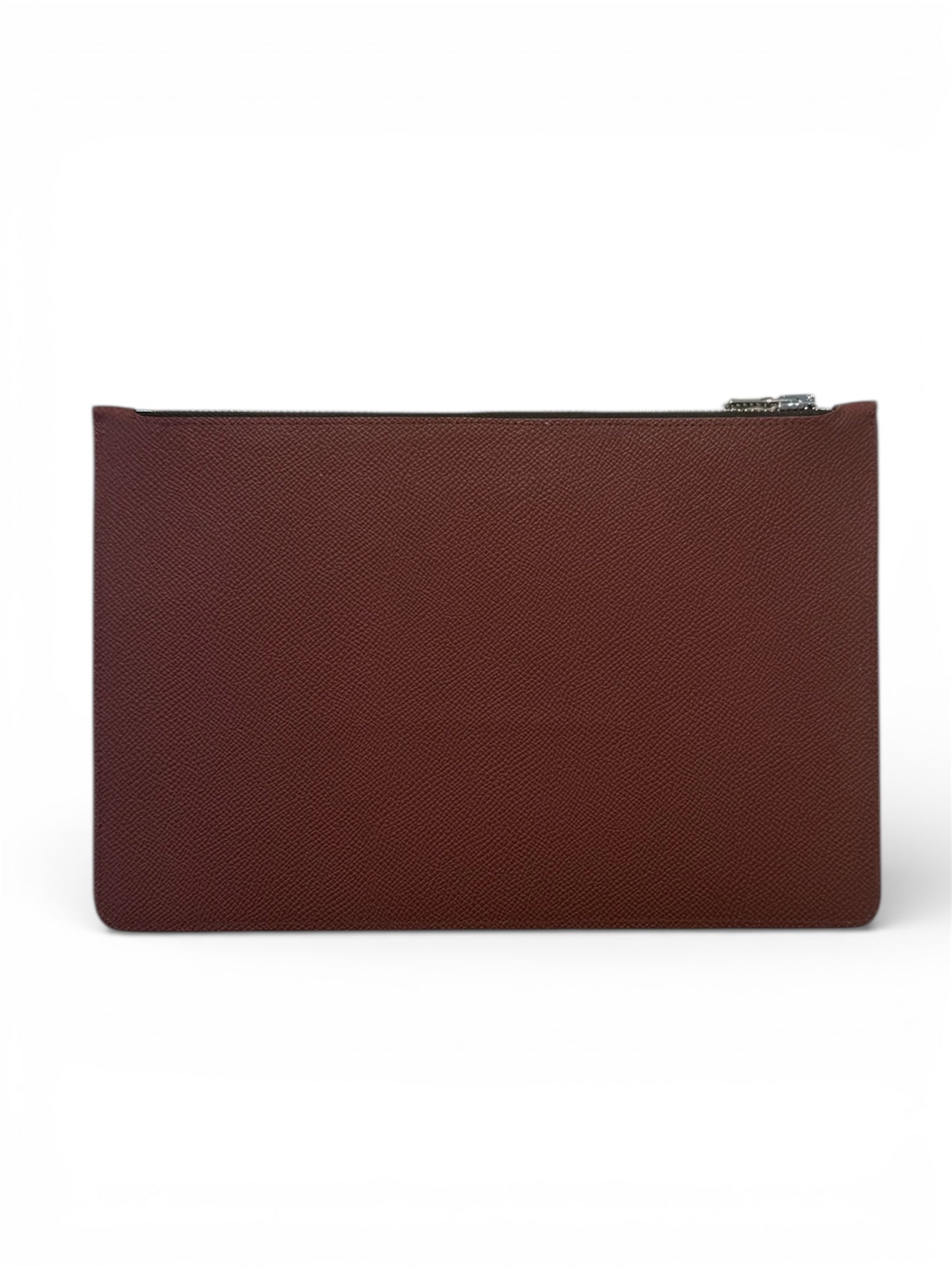 Evening Clutch - Epsom Leather Burgundy
