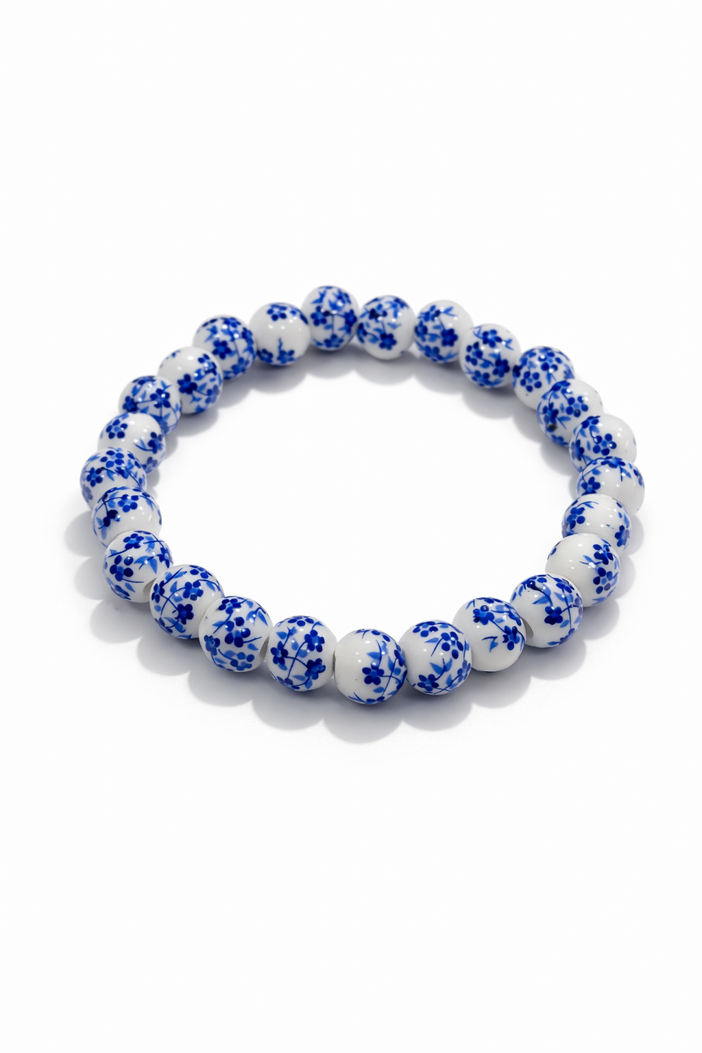 Porcelain Bead Bracelet