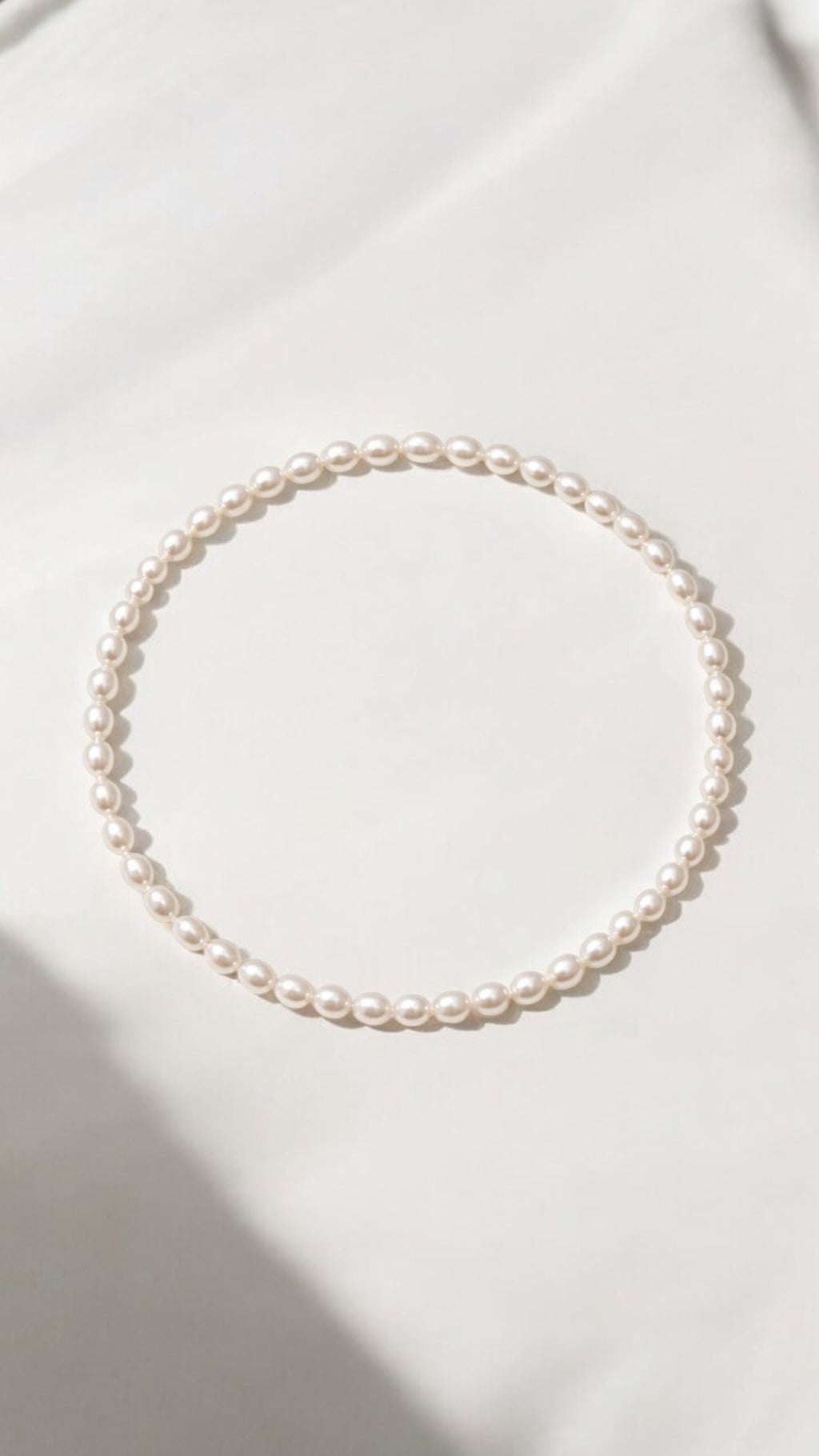 Freshwater Pearl Eternity Bracelet 4mm (Stackable)