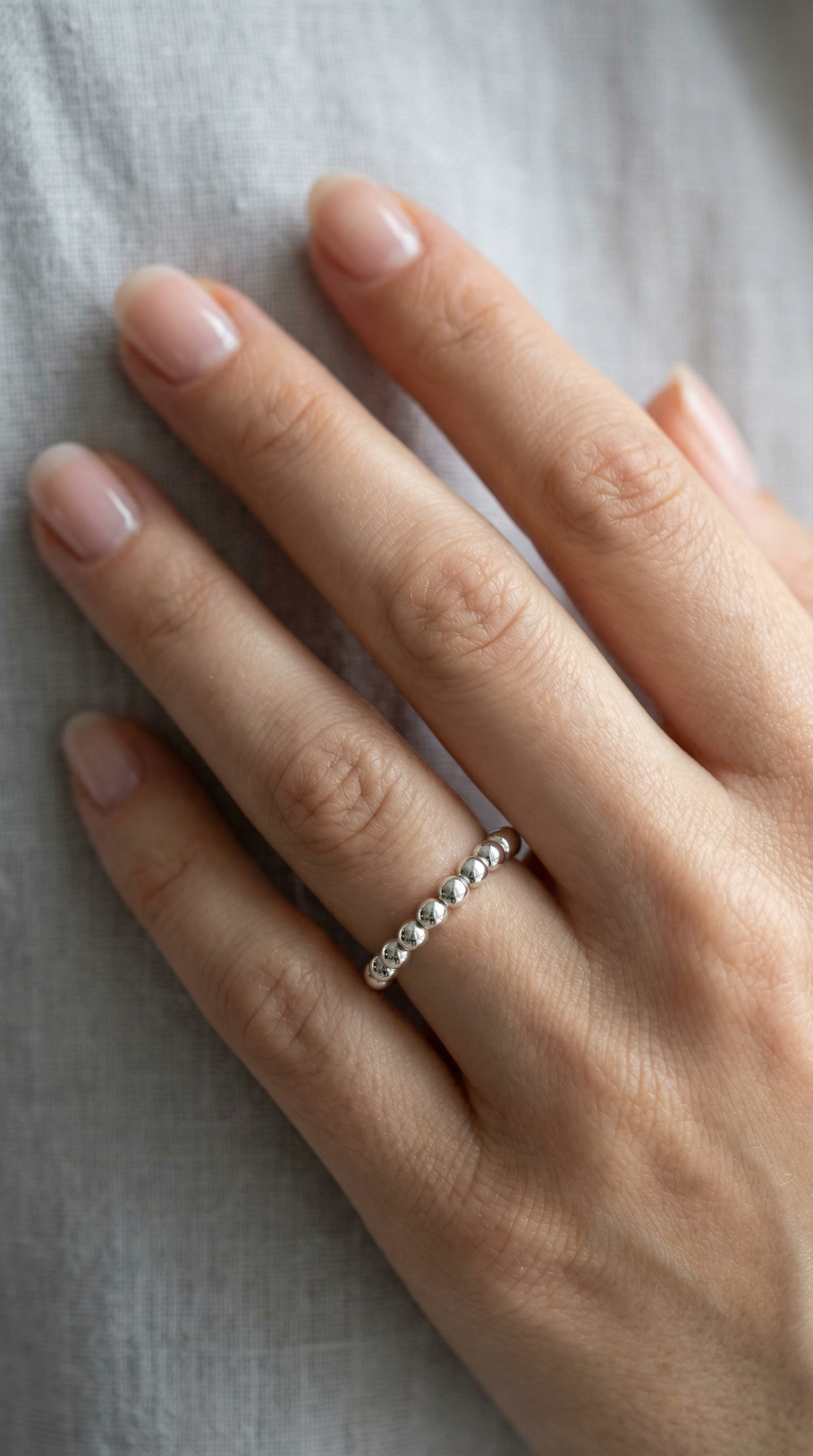 Sterling Silver Ring (925 Sterling Silver, 3mm)