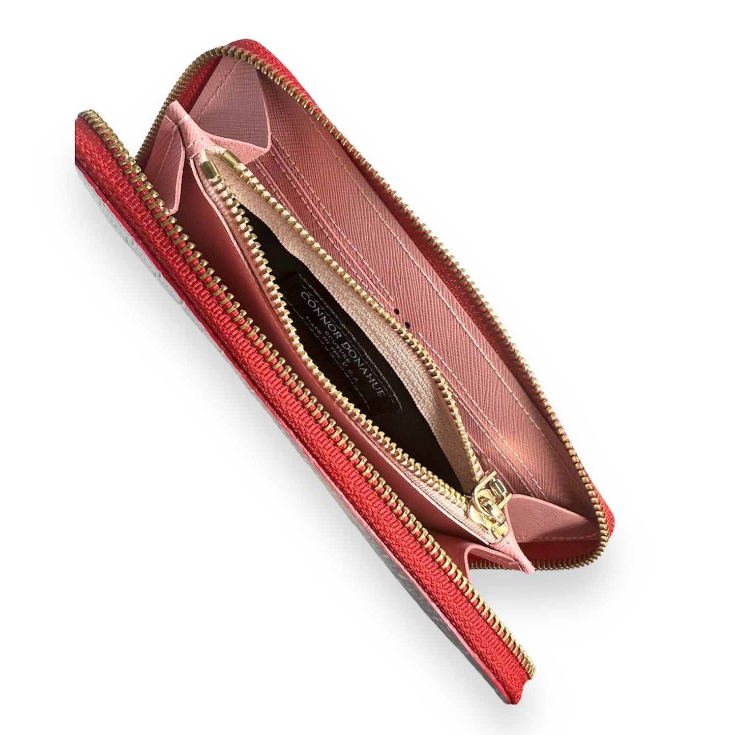Zippy Wallet - White Nile Crocodile Embossed