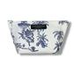 Canvas Cosmetic Pouch- Toile de Donahue (Royal Blue)