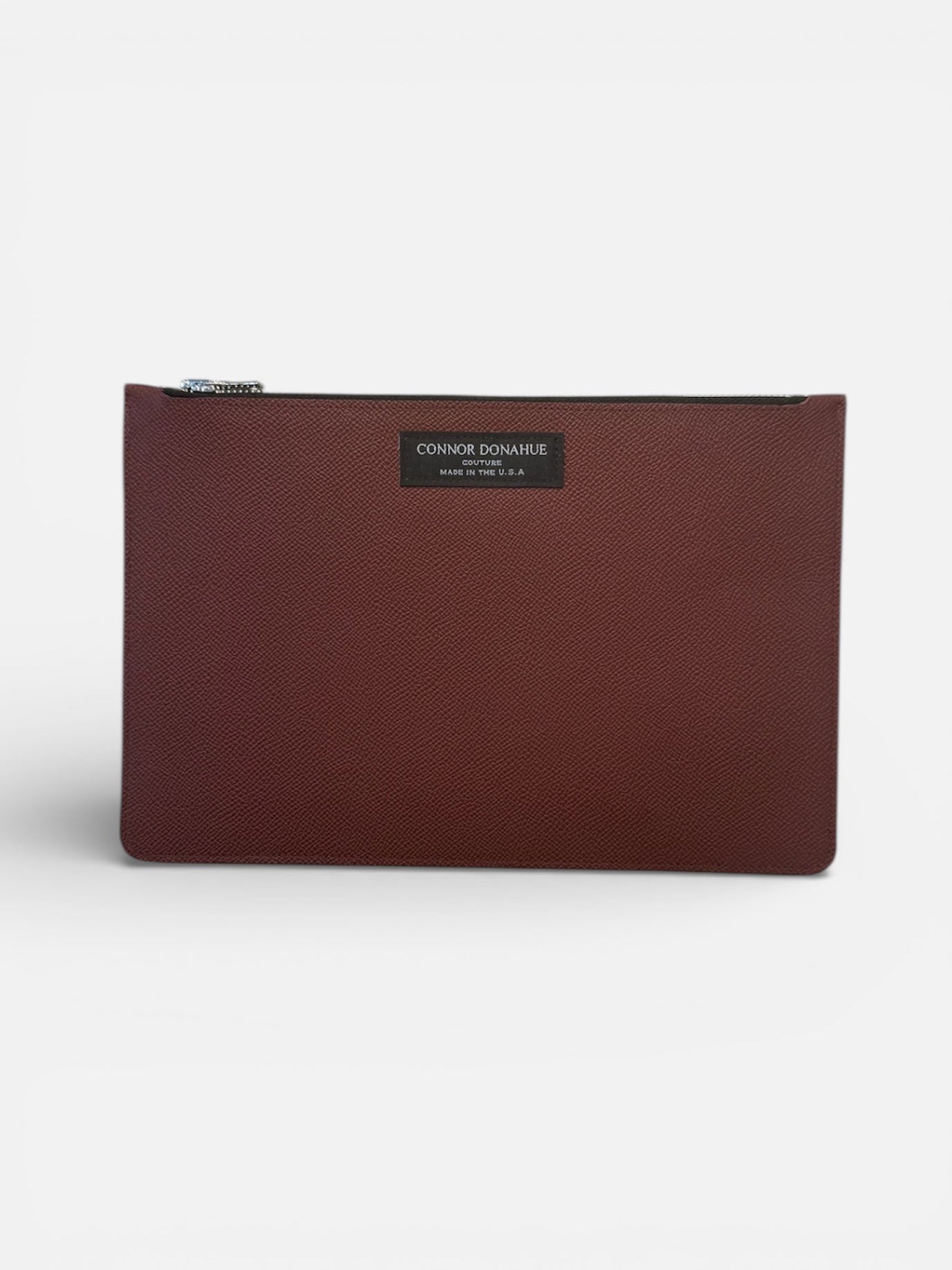 Evening Clutch - Epsom Leather Burgundy