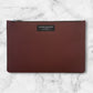 Evening Clutch - Epsom Leather Burgundy