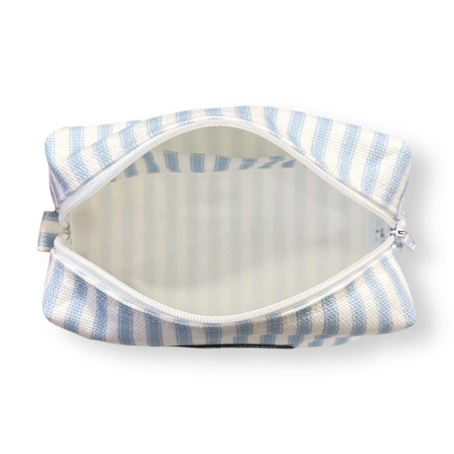 Travel Pouch Petite- Blue Stripe