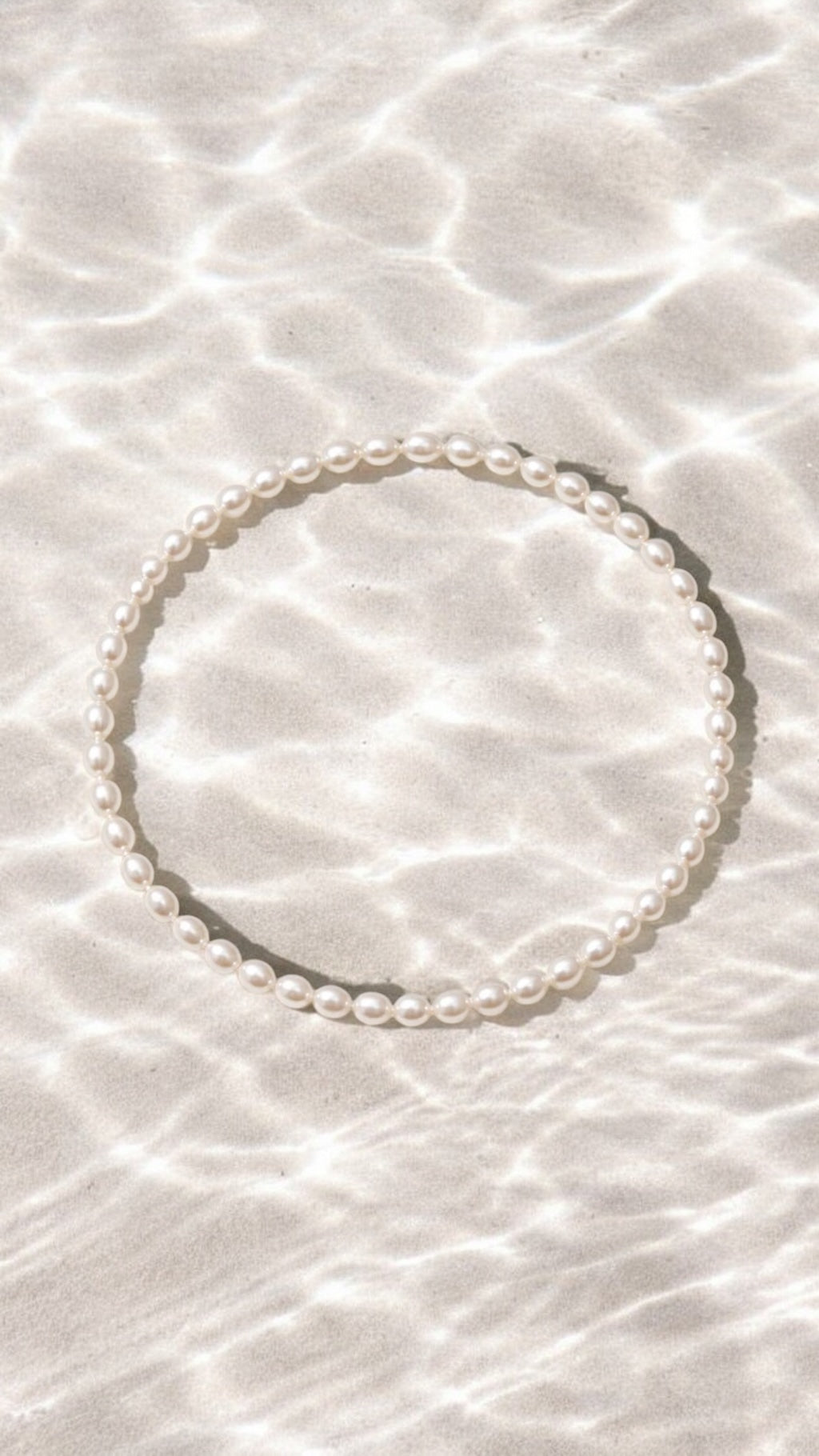 Freshwater Pearl Eternity Bracelet 4mm (Stackable)