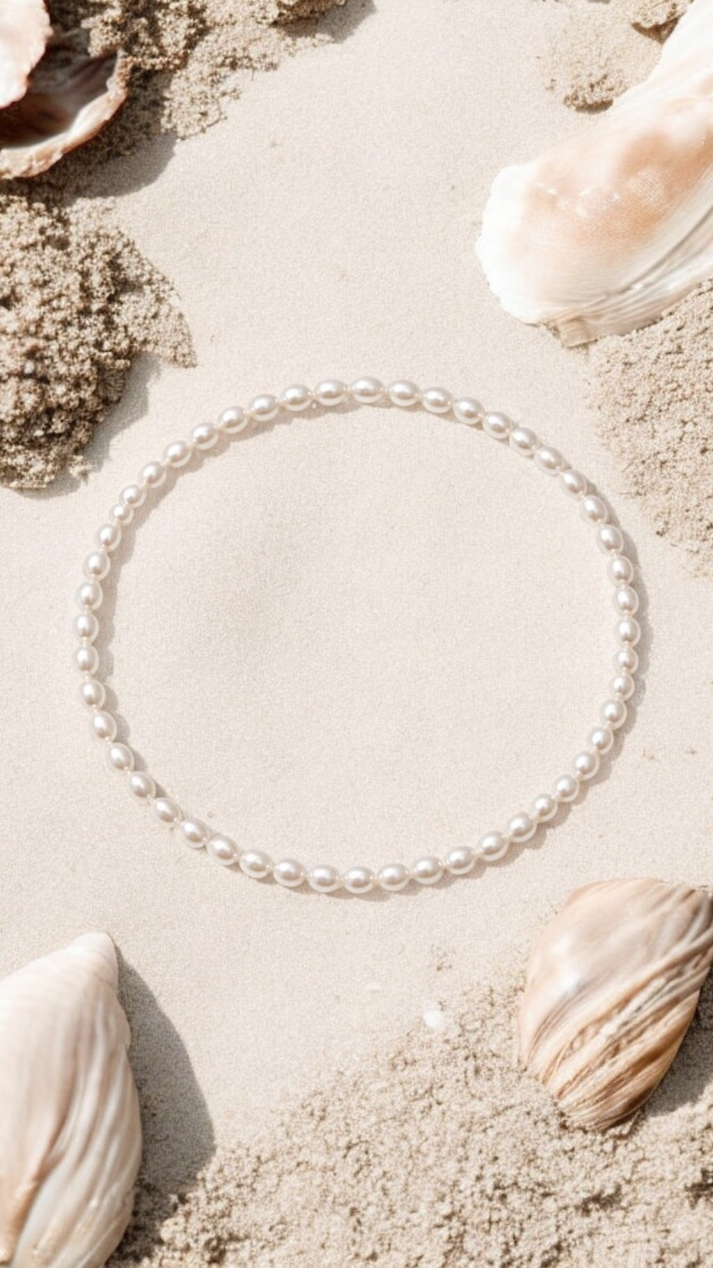 Freshwater Pearl Eternity Bracelet 4mm (Stackable)