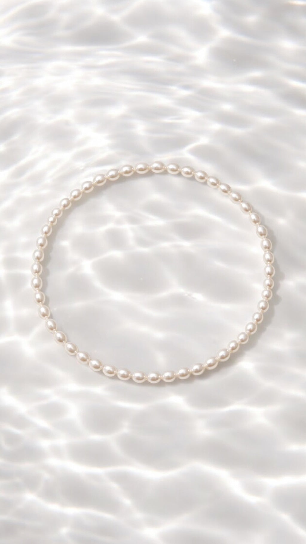 Freshwater Pearl Eternity Bracelet 4mm (Stackable)