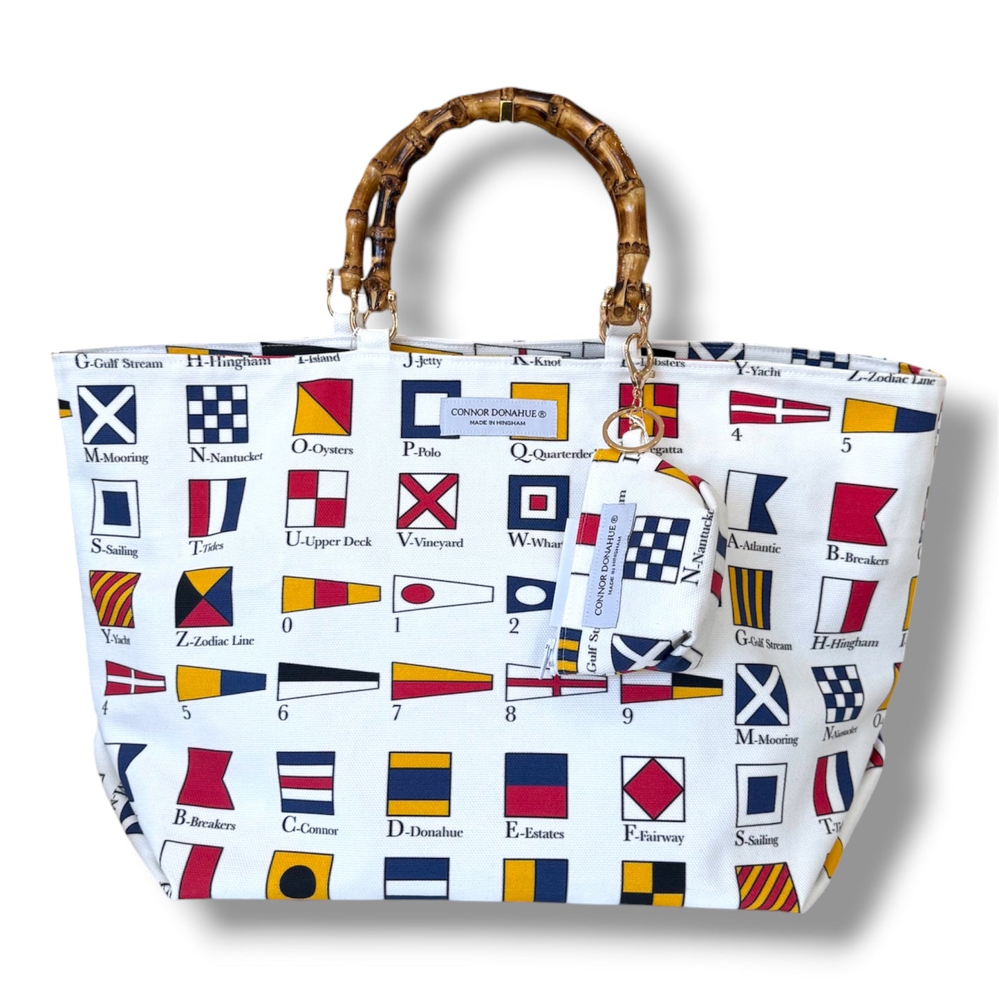 Bamboo and Belgian Cotton Canvas Yachting (Large)