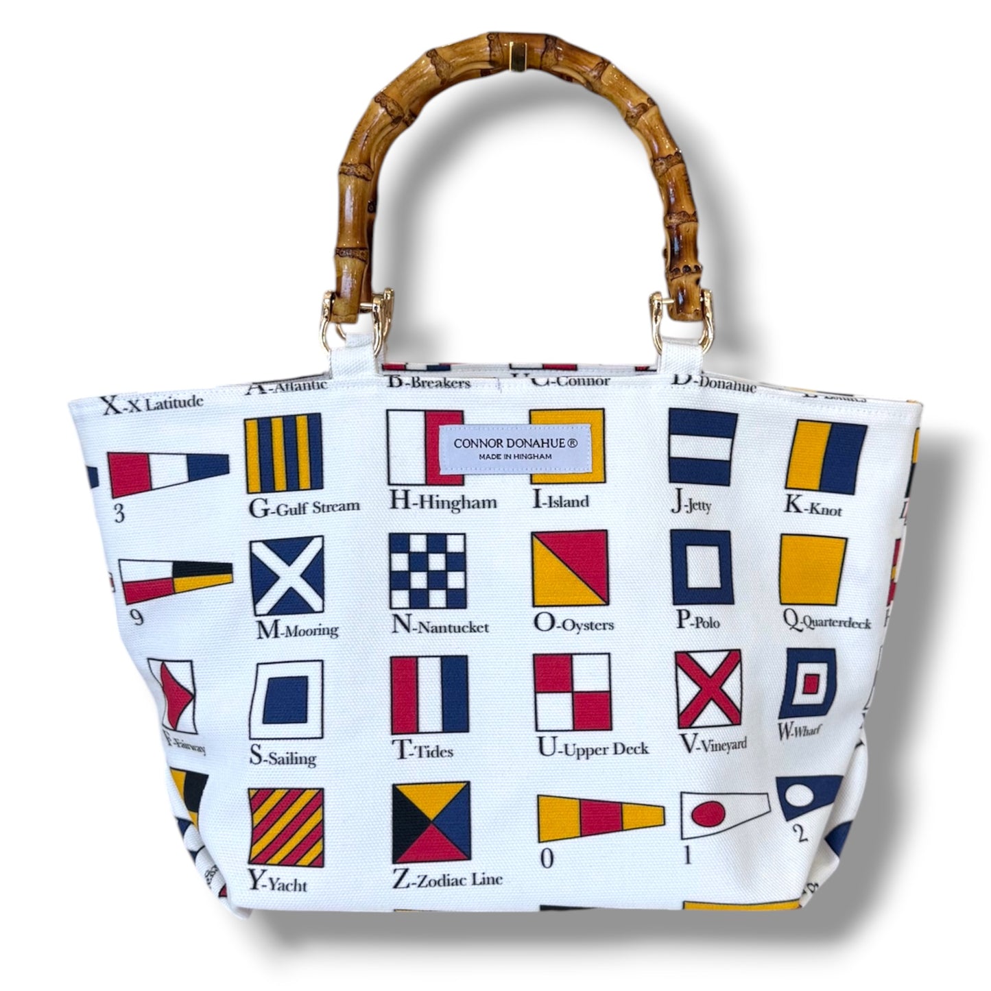 Bamboo and Belgian Cotton Canvas Yachting (Medium)