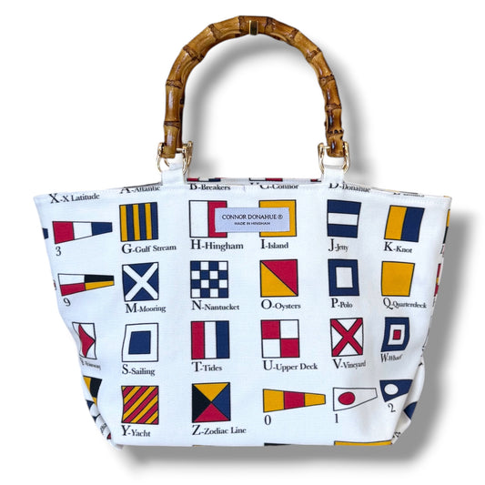 Bamboo and Belgian Cotton Canvas Yachting (Medium)