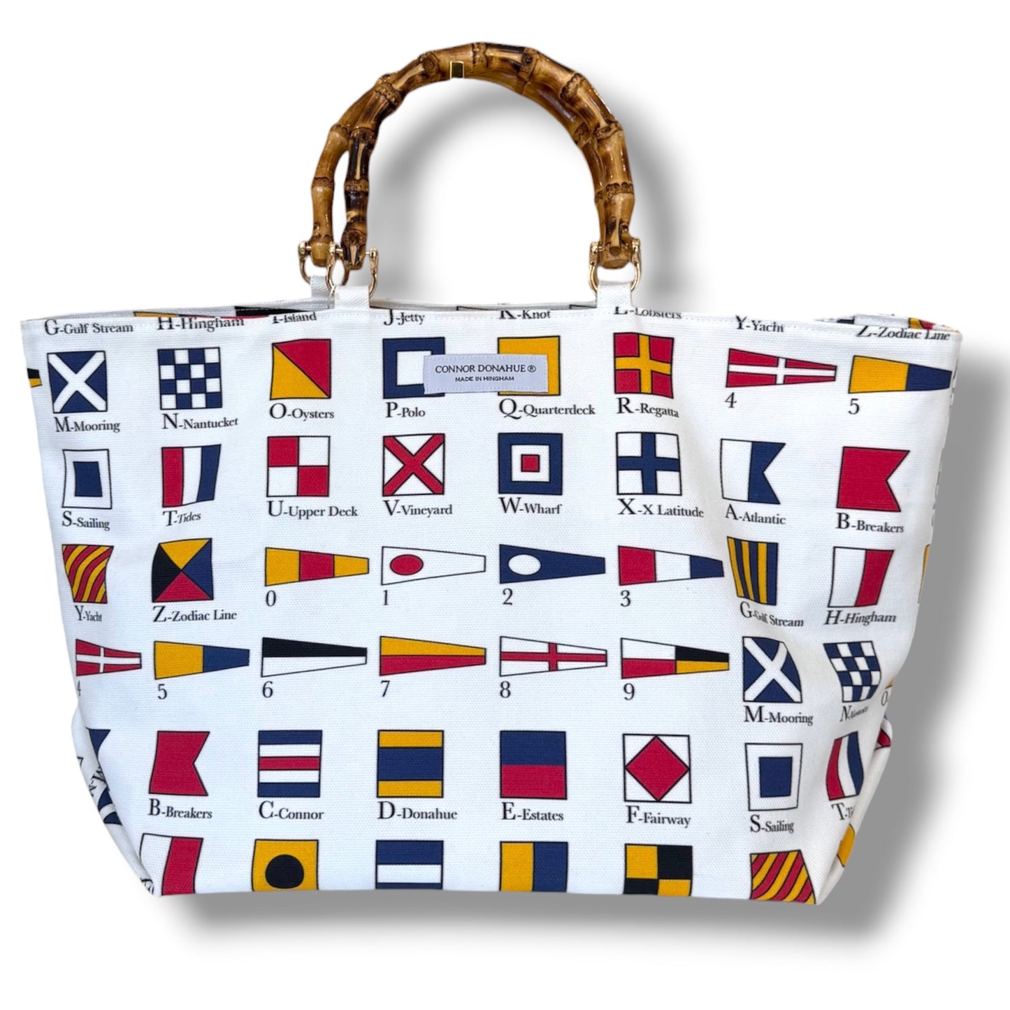 Bamboo and Belgian Cotton Canvas Yachting (Large)