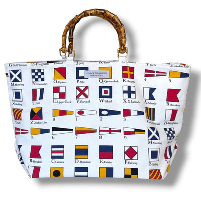 Bamboo and Belgian Cotton Canvas Yachting (Large)