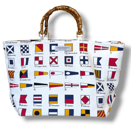 Bamboo and Belgian Cotton Canvas Yachting (Large)