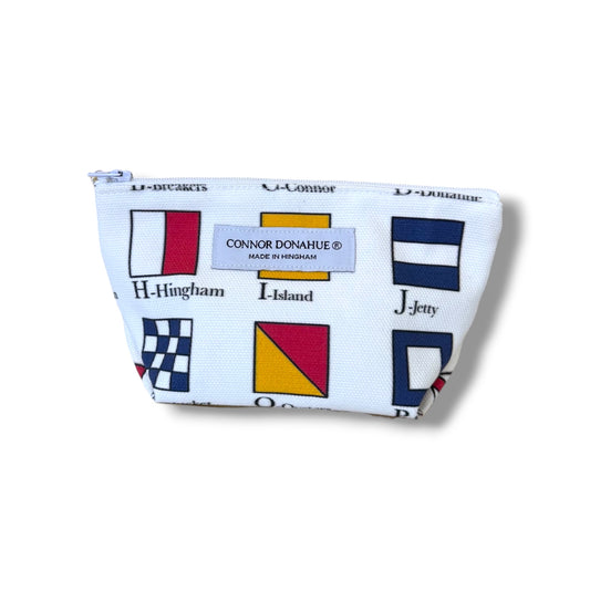 Canvas Cosmetic Pouch- Yachting (Mini)