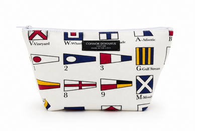 Canvas Cosmetic Pouch- Yachting