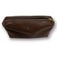 MOCHA - LEATHER MAKEUP POUCH
